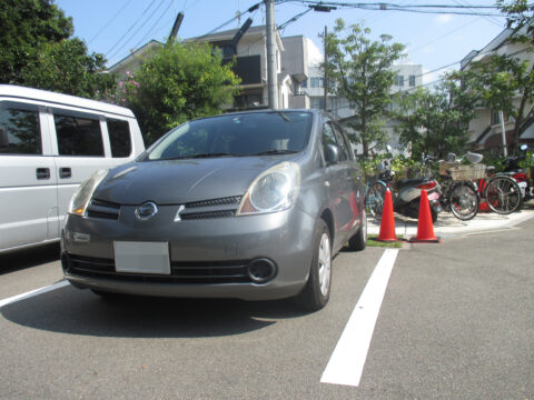 長岡京市　H様　リアフェンダーのキズ修理