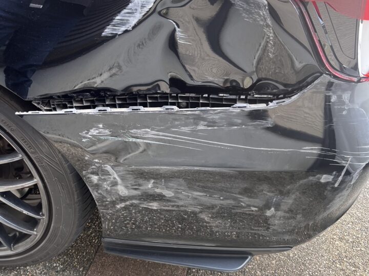 京都市D様　トヨタ　シエンタ　リアフェンダー凹み　お見積りしました。サムネイル